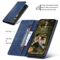 thumbnail image 6 of Men's Case for iPhone 12 Pro Max Wallet with Card Holder [RFID Blocking],iPhone 12 Pro Max Luxury Retro High Quality Leather Magnetic Flip Kickstand Shockproof Business Style Case,Blue, 6 of 15