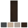 thumbnail image 2 of HIWEAVER Brown 2' x 6' Modern Neutral Solid Area Rug for Living Room Bedroom Farmhouse Non Slip Washable Stain Resistant Soft Indoor Carpet Foldable Floor Cover for Home Office Decor, 2 of 8