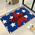 thumbnail image 6 of Vintage Patriotic Non-Slip Outdoor Rug, American Flag Doormat for Porch 4th of July Decoration, 6 of 6