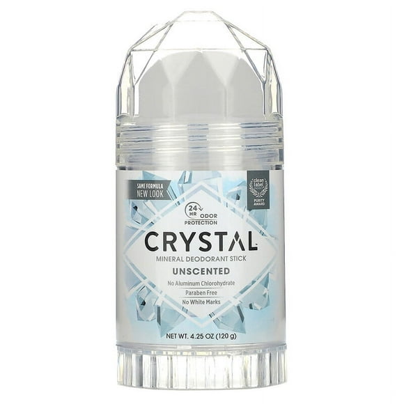 Crystal Body Deodorant Déodorant Minéral Bâton Sans Parfum 4.25 oz