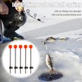 thumbnail image 1 of 5x caña de pescar en hielo, punta de poste, aparejos de pesca portátiles, accesorios para invierno al aire libre, 1 of 6