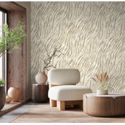 Fine Decor Arran Neutral Swirling Stripe Wallpaper