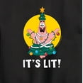 thumbnail image 3 of SpongeBob SquarePants - Patrick It's Lit - Toddler And Youth Crewneck Fleece Sweatshirt, 3 of 6