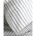thumbnail image 2 of Melange Home Melange Pick Gray Printed Cotton Collection 400 Thread Count Sheet Set Stripe Bamboo Grey California King Striped, 2 of 5