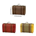 thumbnail image 5 of Stylish Leather Suitcases Large Storage Trunk for Clothing and Books, 5 of 16