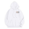 thumbnail image 5 of Christian Hoodie for Women 2025 Jesus Chase You Graphic Hoodies Pockets Hooded Sweatshirt Hoodie Women Pullover, 5 of 6