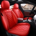 thumbnail image 2 of Maidao Car Seat Covers Universal Set for Land Rover for Freelander 1997-2006 5 Seats Water Resistant Front Rear Cushion Protector Red, 2 of 7