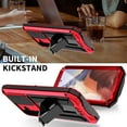 thumbnail image 3 of SaniMore for Samsung Galaxy S24 5G 2024 Rugged case with Screen Protector, Stand Camera Slide Cover for Samsung S24 Metal Military Sturdy Armour Shockproof Cover for Man Outdoor, Red, 3 of 8