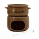 thumbnail image 1 of Mini olla para fondue de queso con calentador de , idea de regalo, juego de fondue de chocolate para dulces, fondue de queso, fiestas y Nav, 1 of 9