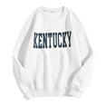 thumbnail image 1 of AMERTEER Womens Soft Casual Manches Longues Tee Shirts Sweat-Shirts à Col Rond Pulls pour Femmes, 1 of 2