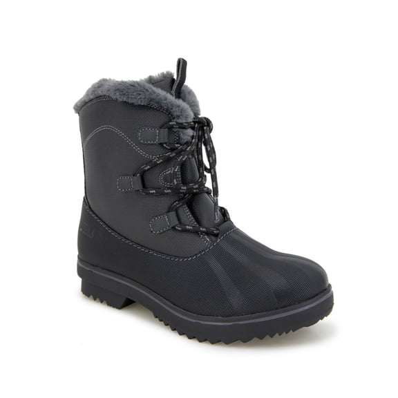 JBU Brisky Winter Boots Black Charcoal 11M
