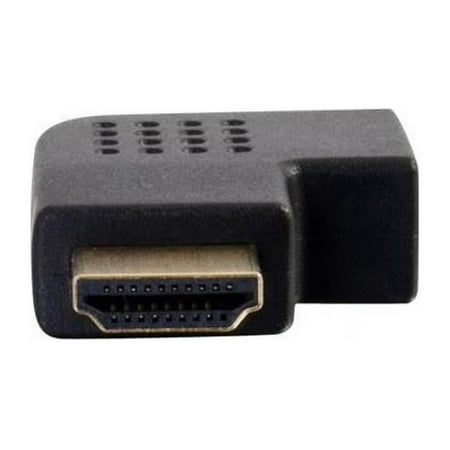 UPC: 0757120432913 | C2G 43291 Right Angle HDMI Adapter – Left Exit Black