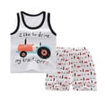 thumbnail image 1 of 3T 70purpleSummer Cute Cartoon 2pcs Niños Bebé Niños Niñas Chaleco de dibujos animados Top Shorts Pantalones Conjunto Ropa Niños Pijamas Niñas Ropa Conjuntos esquí esquí Gafas de esquí, 1 of 4