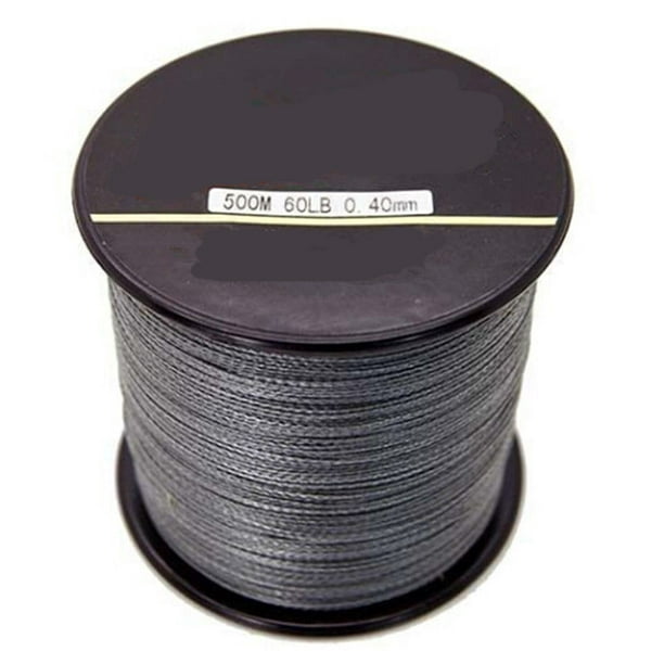 Boiiwant 500 M 300-100lb Super Strong Fishing Wire Abrasion Resistant Fishing Line Black 80lb