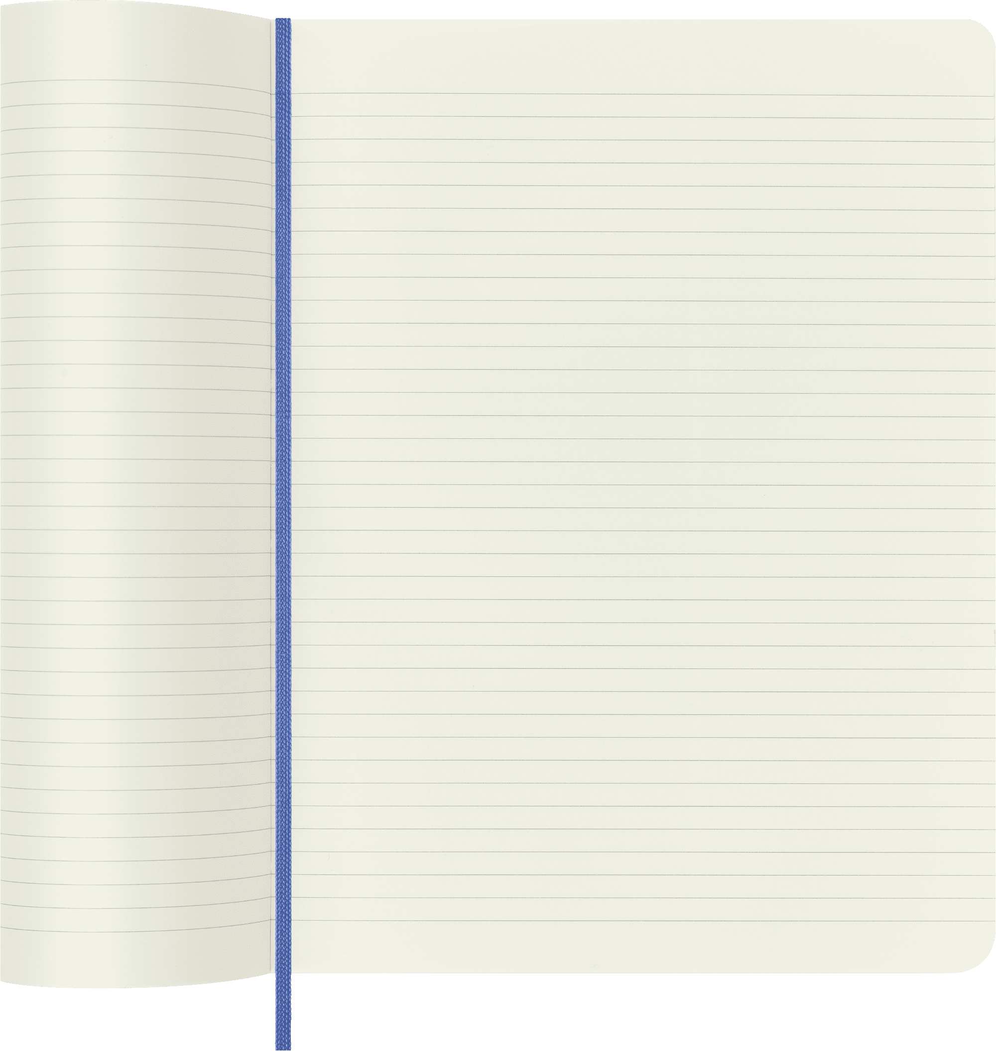 Moleskine Classic&nbsp; Notebook, Soft Cover, XL (7.5" x 9.75"), Ruled, Hydrangea Blue