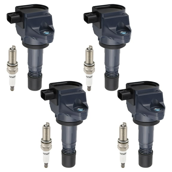 maXpeedingrods UF672 Set of 4 Ignition Coil Pack and Iridium Spark Plugs Fit for Acura ILX 2.0L L4 2013-2015, for Honda Civic 1.8L L4 2012-2015, Ignition Coil Kit Replaces UF-672