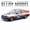 Painted white, variant on 1:24 Scale Diecast Car Model, 1988 M3 E30 Floral Paint Design, Alloy Replica with Sound & Light for Display