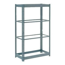 Global Industrial Heavy Duty Shelving 36"W x 18"D x 72"H With 4 Shelves, No Deck, Gray