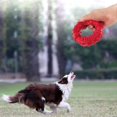 thumbnail image 5 of - Anillo para masticar, juguetes para perros, juguetes indestructibles de caucho natural para perros (rojo), 5 of 5