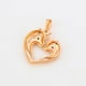 thumbnail image 5 of Collar Corazon Unicornios Mamá Hijo Swarovski Oro 18k Lam dorado Unitalla, 5 of 8