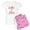 With Pink Camo Pant, variant on CafePress - Coffee And Jesus Women's Light Pajamas - Women's Short Sleeve Print T-Shirt and Pants Light Cotton Pajama Set