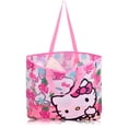 thumbnail image 3 of Fast Forward Sanrio Hello Kitty Beach Bag Tote Bag For Women | Hello Kitty Beach Tote Travel Bag for Adults, Kids, Girls, Boys | Cute Hello Kitty Accessories and Reusable Grocery Bags, 3 of 5