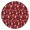 Red Christmas Tree, variant on Red Christmas Tree Pattern Round Fitted Tablecloth with Elastic Edge,Dining Table Cover Waterproof,Outdoor Round Tablecloth for Camping,Dining,Indoor and Outdoor