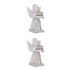 thumbnail image 1 of Wosthever Estatua de ángulo de portavelas de ángel de resina para decoración de duelo de Navidad izquierda Izquierda 2piezas, 1 of 6
