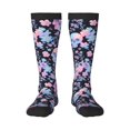 thumbnail image 2 of Lsque cool Skull flower Printed Crew Socks Men's Women's LightWeight Thin Casual Calf Socks ,Knee High Socks,Cotton Socks, 2 of 9