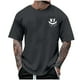thumbnail image 1 of Camisetas de Cuello de la Tripulación de los Hombres de Poliéster Impreso en Seco Rápido, Cuello Redondo de Corte 3D para Gimnasio, Carrera, Ciclismo Y Ocasional, 1 of 4