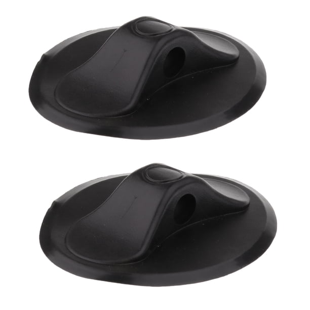 Soporte de hebilla de cuerda Sunnimix 2 piezas para barco kayak canoa negro