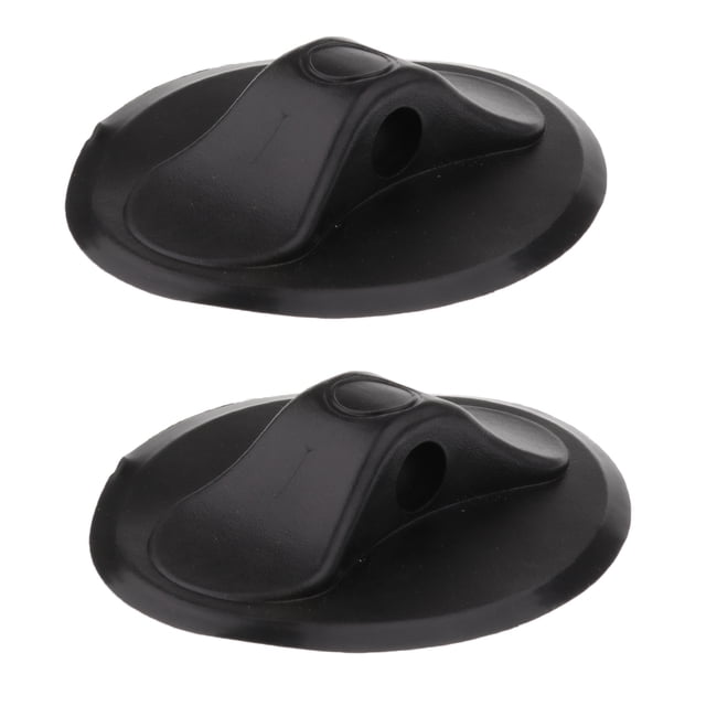 Soporte de hebilla de cuerda Sunnimix 2 piezas para barco kayak canoa negro