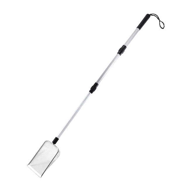 Pala de Arena para Gatos Sunnimix Metal Colador de Arena Mango Largo Ajustable 106cm 50x50mm