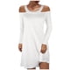 thumbnail image 1 of Vestidos Para Mujer Vestidos de Otoño Moda Erógeno Sólido Hombro Frío Manga Larga Cuello Redondo Vestido Regular Odeerbi ODB131307, 1 of 5