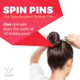 thumbnail image 4 of Hawwwy 110 Ultimate Bobby Pins, Includes 10 Spin Pins and 100 Bobby Pins, 4 of 5