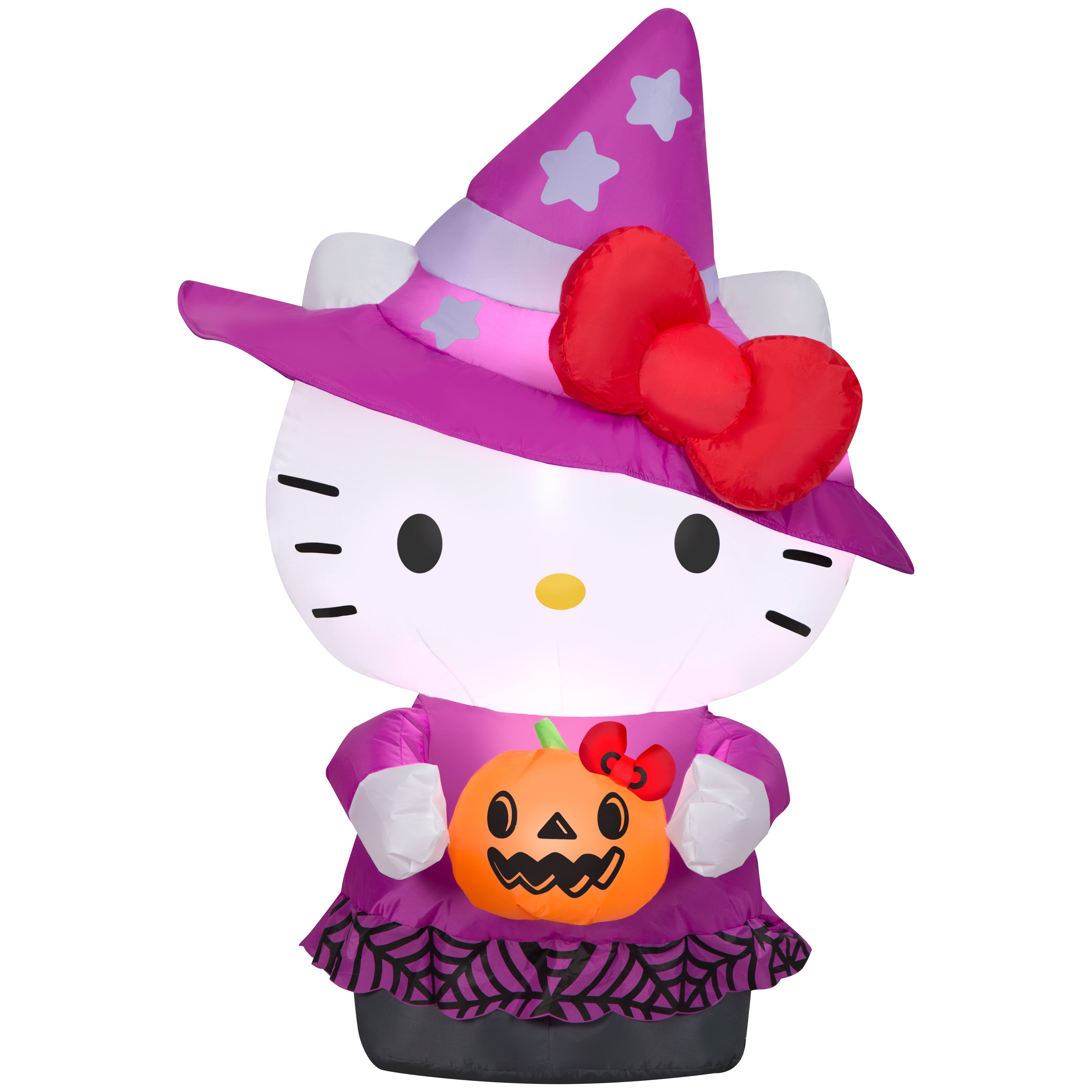Airblown Inflatables Hello Kitty Witch & Pumpkin