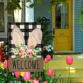 thumbnail image 3 of Spring Garden Flag Burlap Easter Flag Double Sided Home Decorative, Style 4, 3 of 5