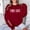 Red, variant on Oversized Sweatshirts for Women Letter Print Long Sleeve Crewneck Fall 2026 Pullover Sweater Casual Fashion Spring Tops