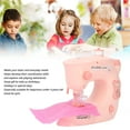 thumbnail image 4 of Small Sewing Machine, Fun Exquisite Burr Free Surface Portable Electric Children Sewing Machine Toy  for Playing Type 2, 4 of 7