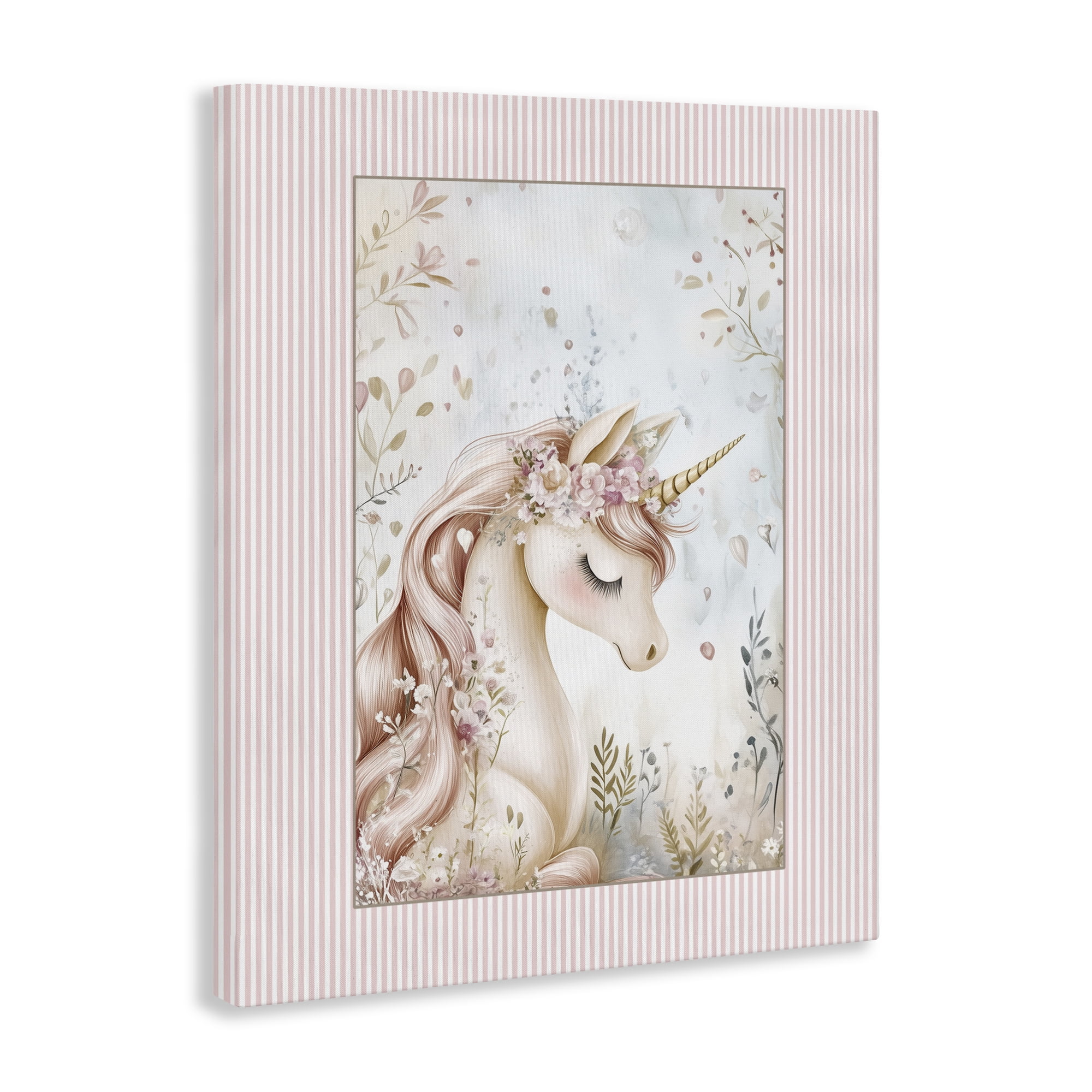 Stupell Industries Enchanted Dreams Unicorn Canvas Wall Art, design by Christine Simpson Art