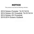 thumbnail image 2 of Transit Auto Front Hub Bearing Assembly and Link Kit for Car Subaru Outback XV Crosstrek Forester - Left Right Side (Driver Passenger) K77-100265, 2 of 11