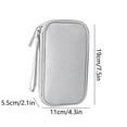 thumbnail image 3 of COFEST Organize and Protect Your Digital Essentials with Stylish Multi-Layer Storage Bag - Ideal for Power Supplies, Hard Drives, USBs, and Earphones，Metal Zipper, Durable Polyester Gray, 3 of 6