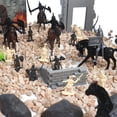 thumbnail image 3 of 250pcs/Set Castle Knights Action Figure Toy Simulation Soldier Static Model Medieval Knights Toys, 3 of 9