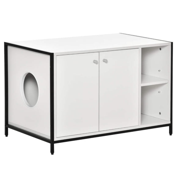 Hidden Cat Litter Box Enclosure