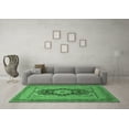 thumbnail image 3 of Ahgly Company Indoor Rectangle Medallion Emerald Green Traditional Area Rugs, 5' x 8', 3 of 4