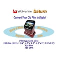 thumbnail image 3 of Wolverine F2D Saturn Digital Film & Slide Scanner - Converts 120 Medium Format, 127 Film, 35mm Negatives & Slides to Digital JPEG - Large 4.3" LCD w/HDMI Output (Red), 3 of 5
