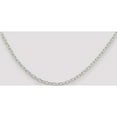 thumbnail image 5 of Sterling Silver 3.4mm Oval Cable Chain (16 X 3.4) Made In India qfc72-16, 5 of 5