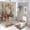 style-281, variant on Shower Curtain 4 Piece Set Personalised Scandi Fox Shower Curtain And Rugs Shower Curtain Set Kids Custom Xmas Bathroom Accessories Set Decor with 12 Hooks for Bathroom Decor Set 72inch X 72inch
