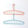 thumbnail image 3 of Seamless Folding Hanger Multifunctional 11Hole Hanger Hangars With 11Holes For Heavy Clothes Closet Organization Space Kitchen Rack over Small over The Dish Drying Rack 24in Dish Racks, 3 of 7