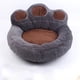 thumbnail image 5 of Winter Dog Bed Bear Paw Shape Soft Sofa Washable Short Plush Indoor and Outdoor Medium Large Dogs Bed Warm Mat Pet Accessories ShopWise Round, 5 of 10